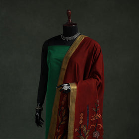 Srikalahasti natural dyed silk cotton handpainted pen