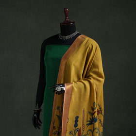 Srikalahasti natural dyed silk cotton handpainted pen