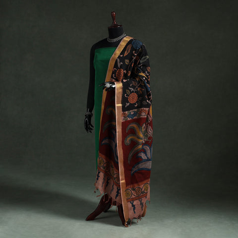 Srikalahasti natural dyed silk cotton handpainted pen