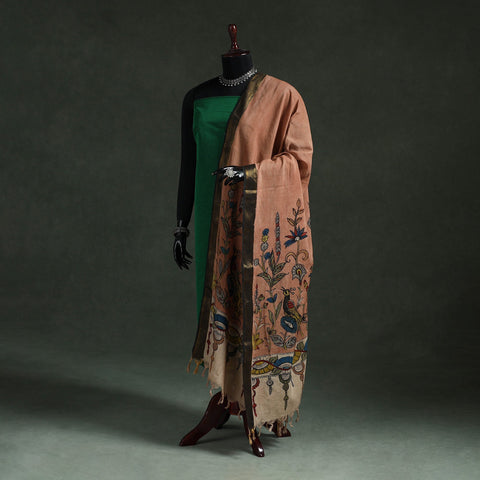 Srikalahasti natural dyed silk cotton handpainted pen