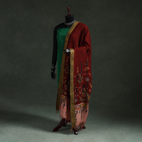Srikalahasti natural dyed silk cotton handpainted pen