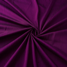 Purple - Slub Silk Plain Fabric 14