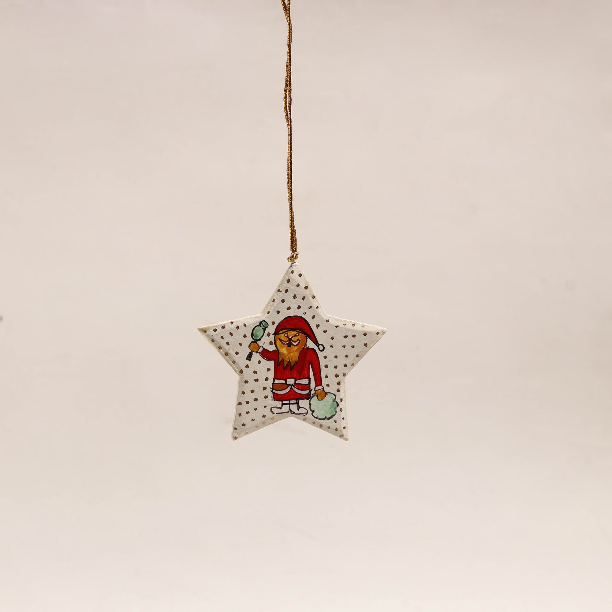 Star - kashmir handpainted christmas decor ornament