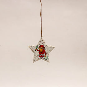 Star - kashmir handpainted christmas decor ornament