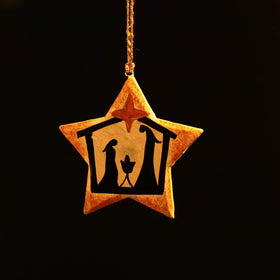  Kashmir Handpainted Christmas Decor Ornament 