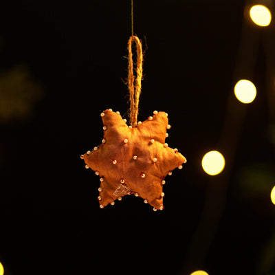  Buy Star - Upcycled Beadwork X-Mas Decor Hanging 