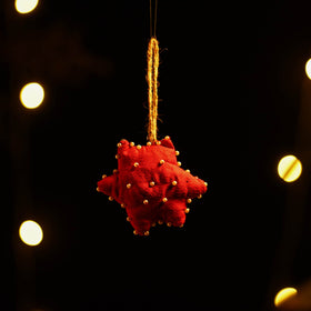  Buy Upcycled Thread & Beadwork X-Mas Decor Hanging