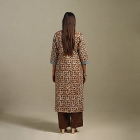 Straight patchwork cotton hand batik kurta for women 35