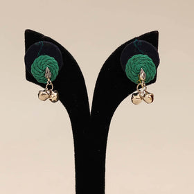Sunaina thread work gs fabart earrings - handcrafted