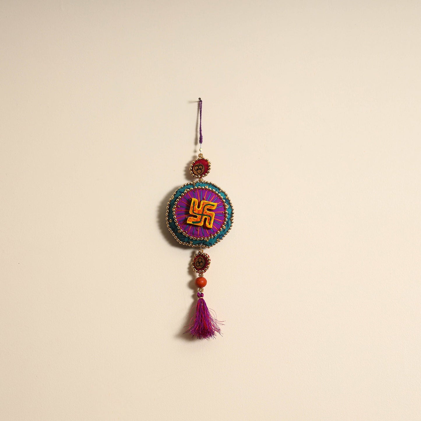  Diwali Decor Felt & Beadwork Wall Hanging Online in India