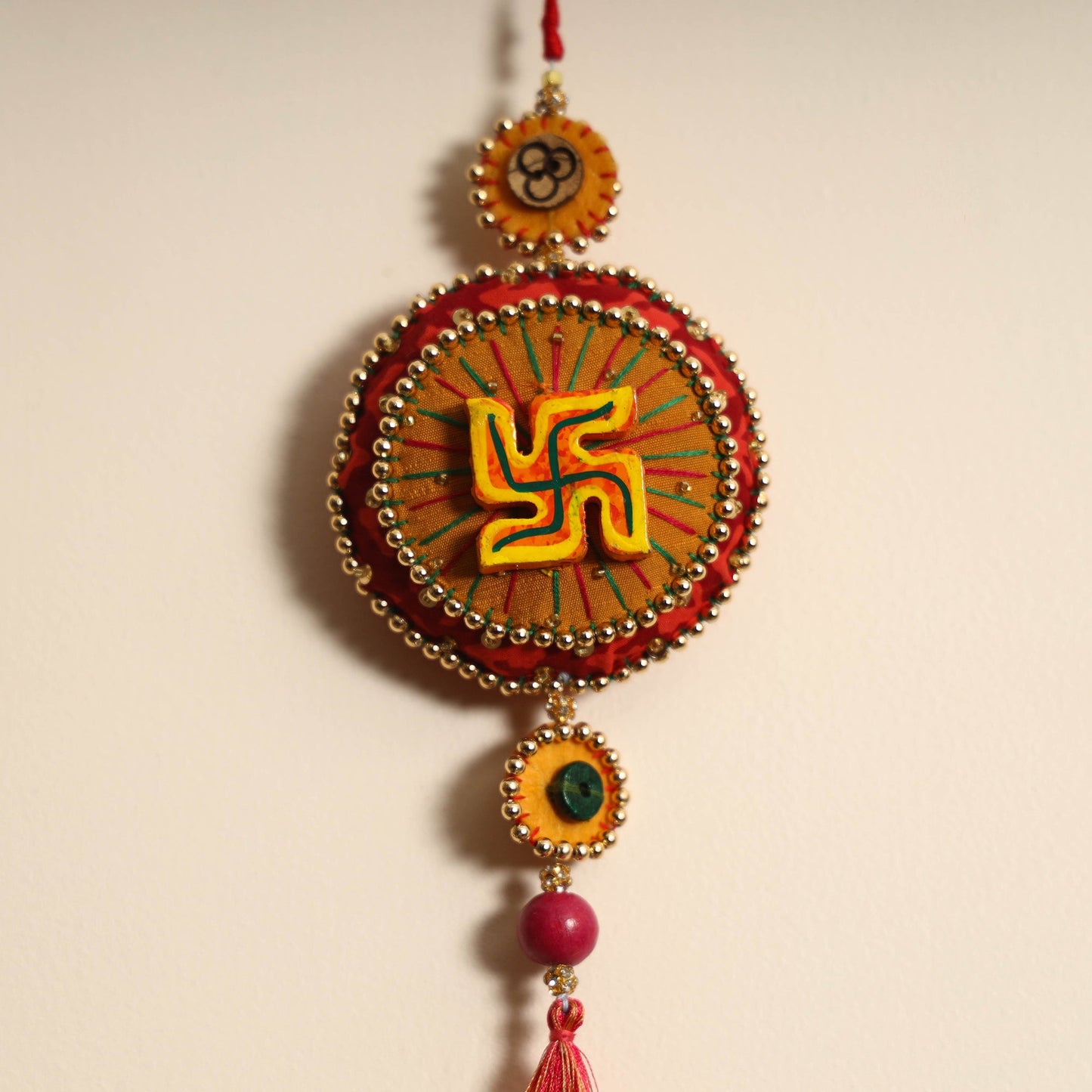  Diwali Decor Felt & Beadwork Wall Hanging Online in India