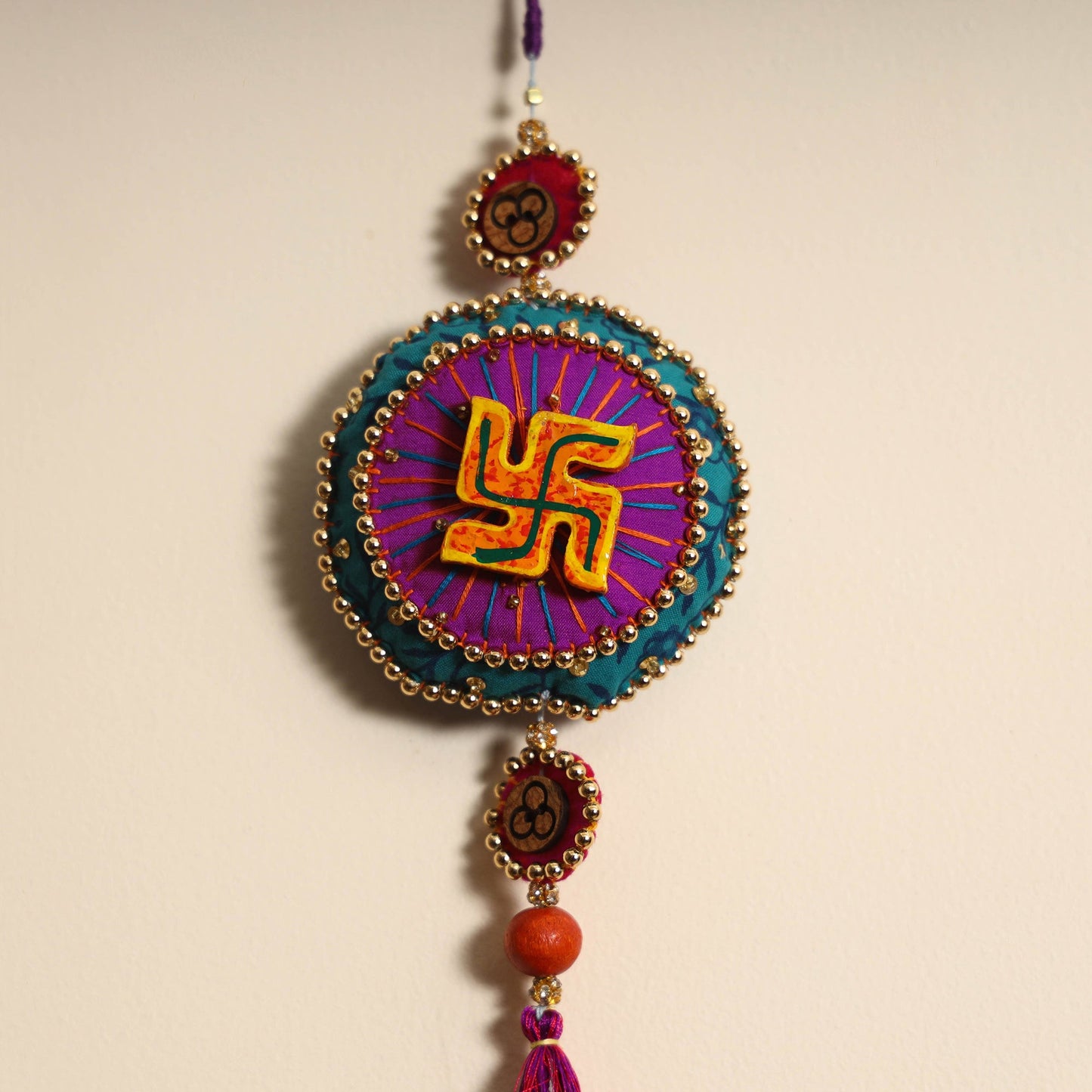  Diwali Decor Felt & Beadwork Wall Hanging Online in India