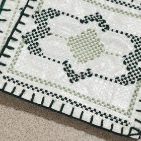  Taat Wool Thread Hand Embroidered Upcycled Coasters 