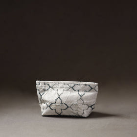  Taat Wool Thread Hand Embroidered Upcycled Pouch 