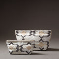  Taat Wool Thread Hand Embroidered Upcycled Pouch 