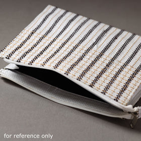  Taat Wool Thread Hand Embroidered Upcycled Travel Pouch 