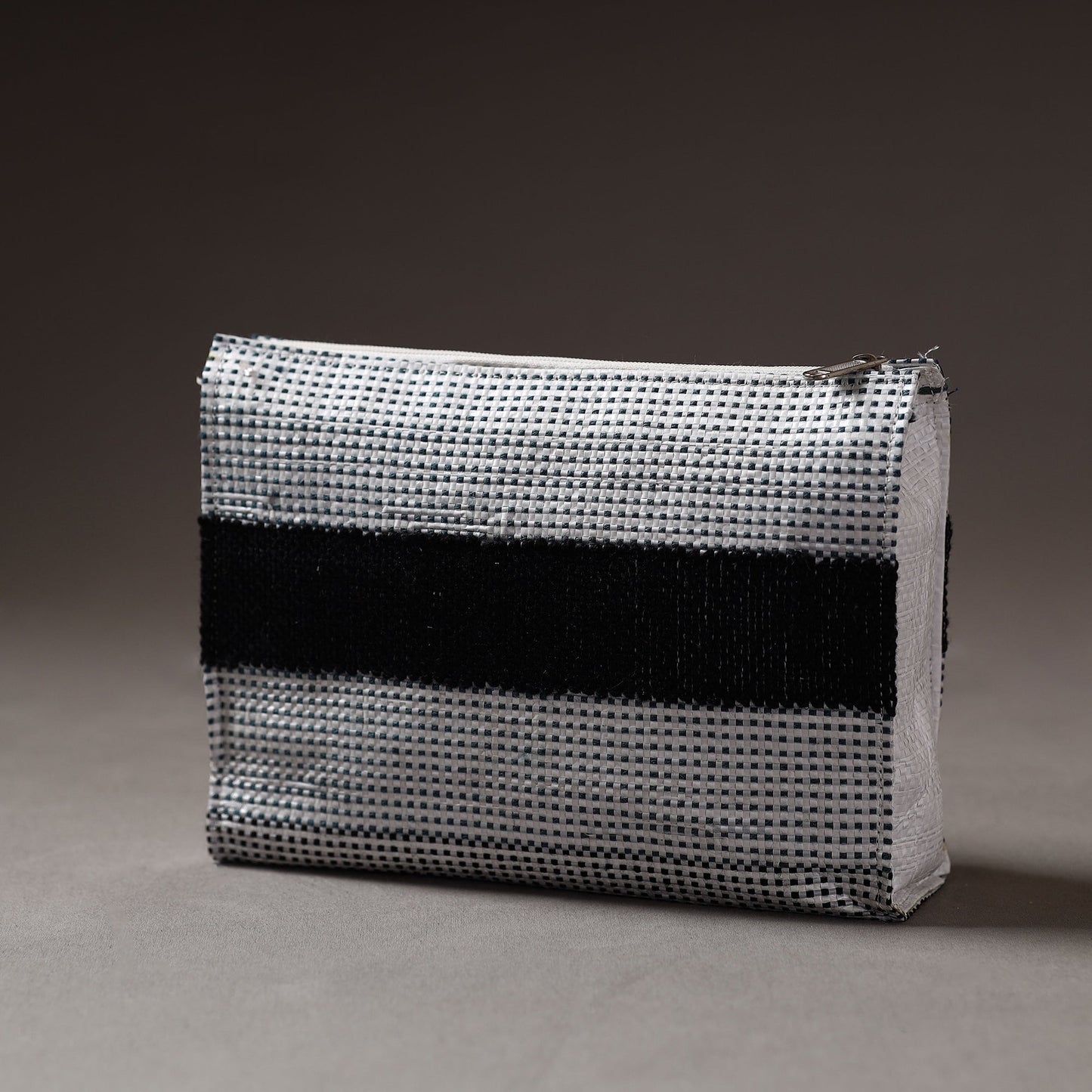  Taat Wool Thread Hand Embroidered Upcycled Travel Pouch 