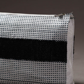  Taat Wool Thread Hand Embroidered Upcycled Travel Pouch 