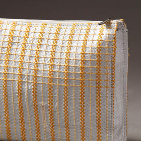  Taat Wool Thread Hand Embroidered Upcycled Travel Pouch 