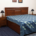 Tagai patchwork hand dabu bagru double bed sheet (108 x 90