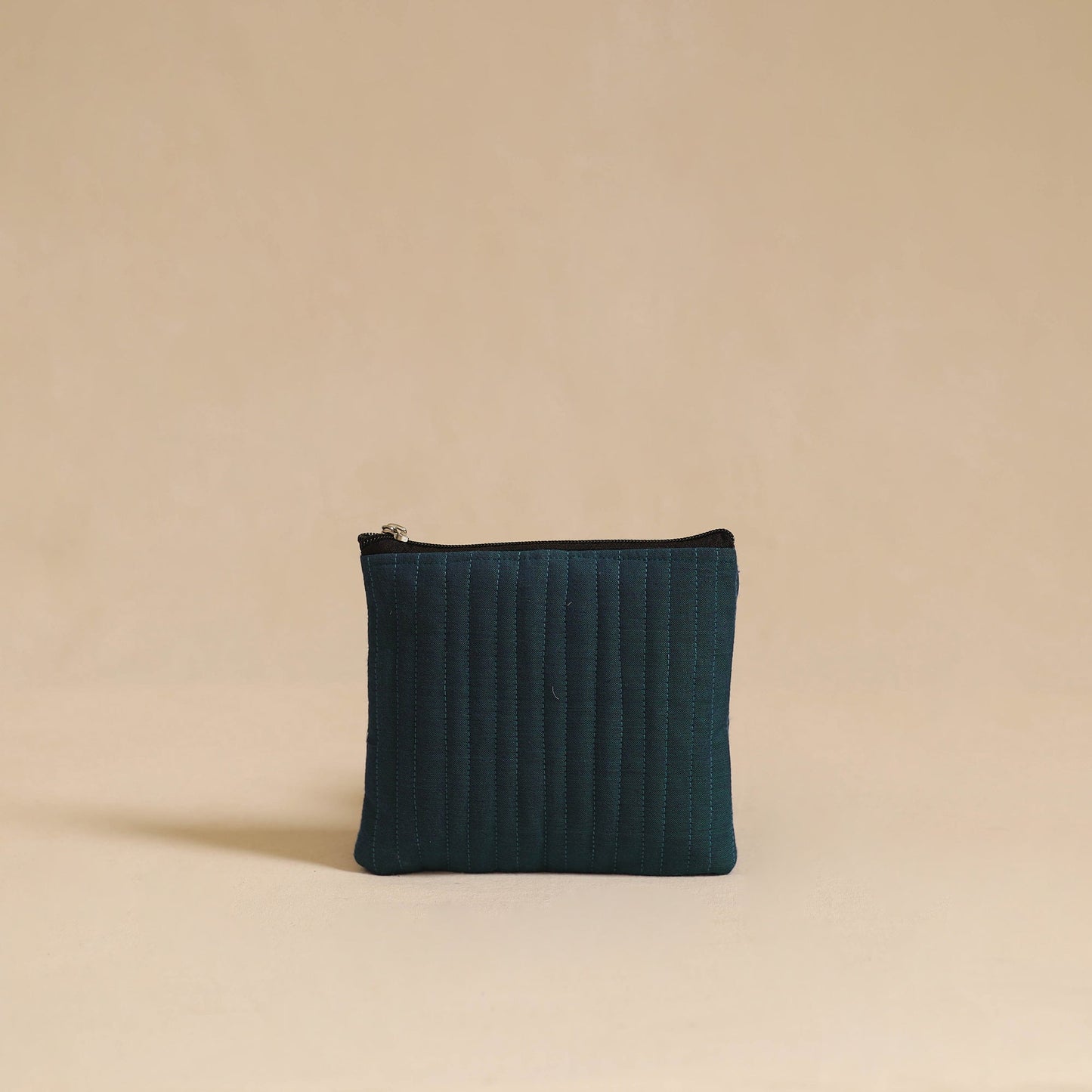 Buy Teal Blue Handmade Cotton Utility Pouch Set