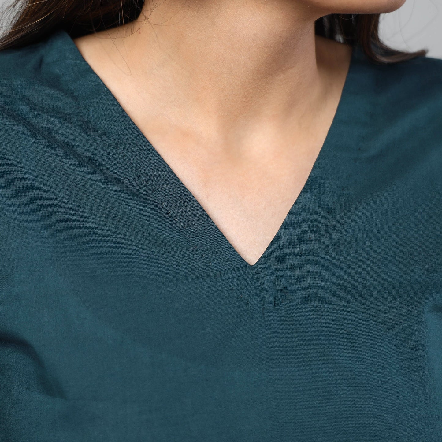  Plain Cotton Long Kurta 