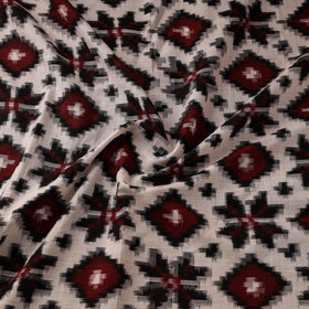 Telia rumal handloom cotton pochampally double ikat fabric