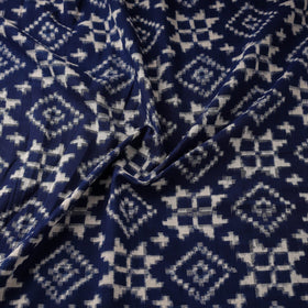 Telia rumal handloom cotton pochampally double ikat fabric