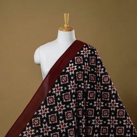 Telia rumal handloom cotton pochampally double ikat fabric