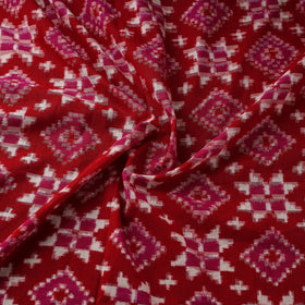 Telia rumal handloom cotton pochampally double ikat fabric