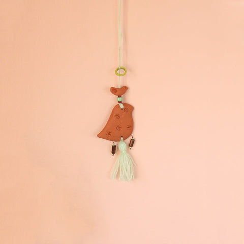  Terracotta Clay Handmade Car Hanging 