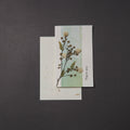 Thank You - Flower Art Handmade Paper Greeting Card 