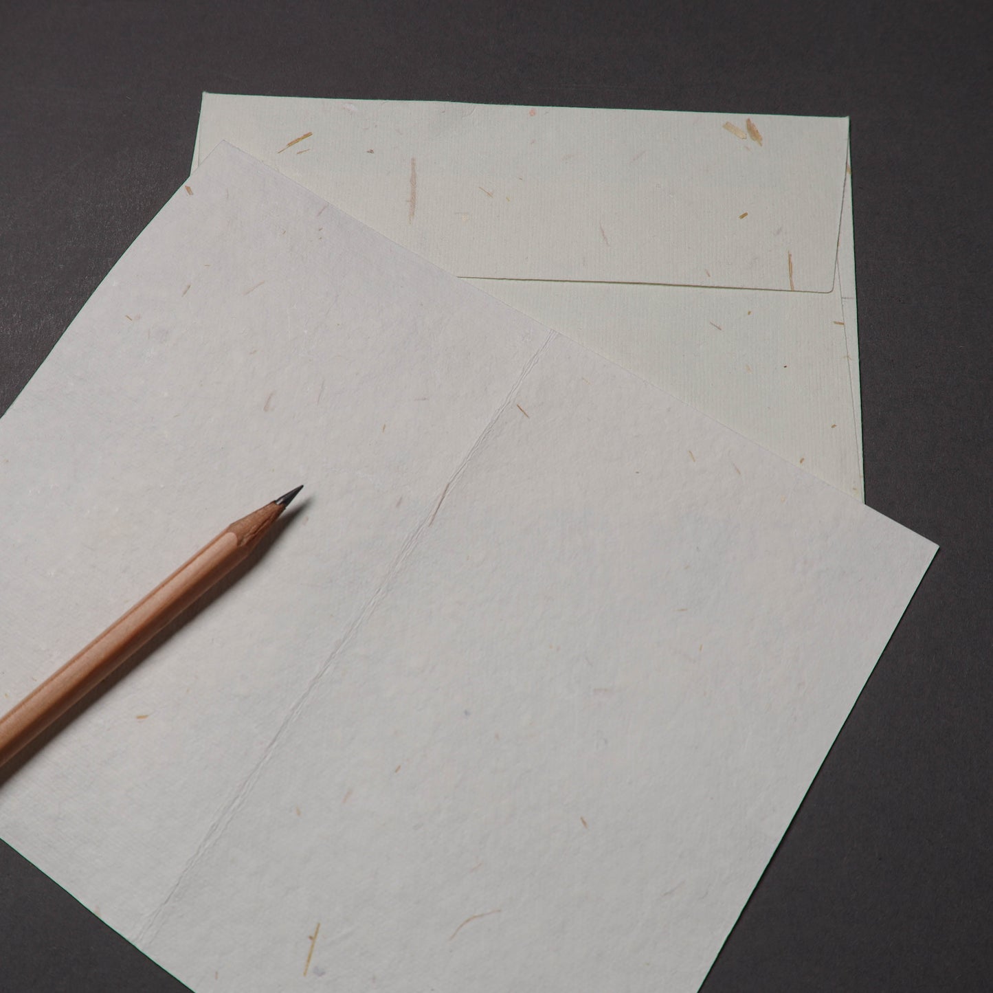 Thank You - Flower Art Handmade Paper Greeting Card 