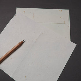 Thank You - Flower Art Handmade Paper Greeting Card 