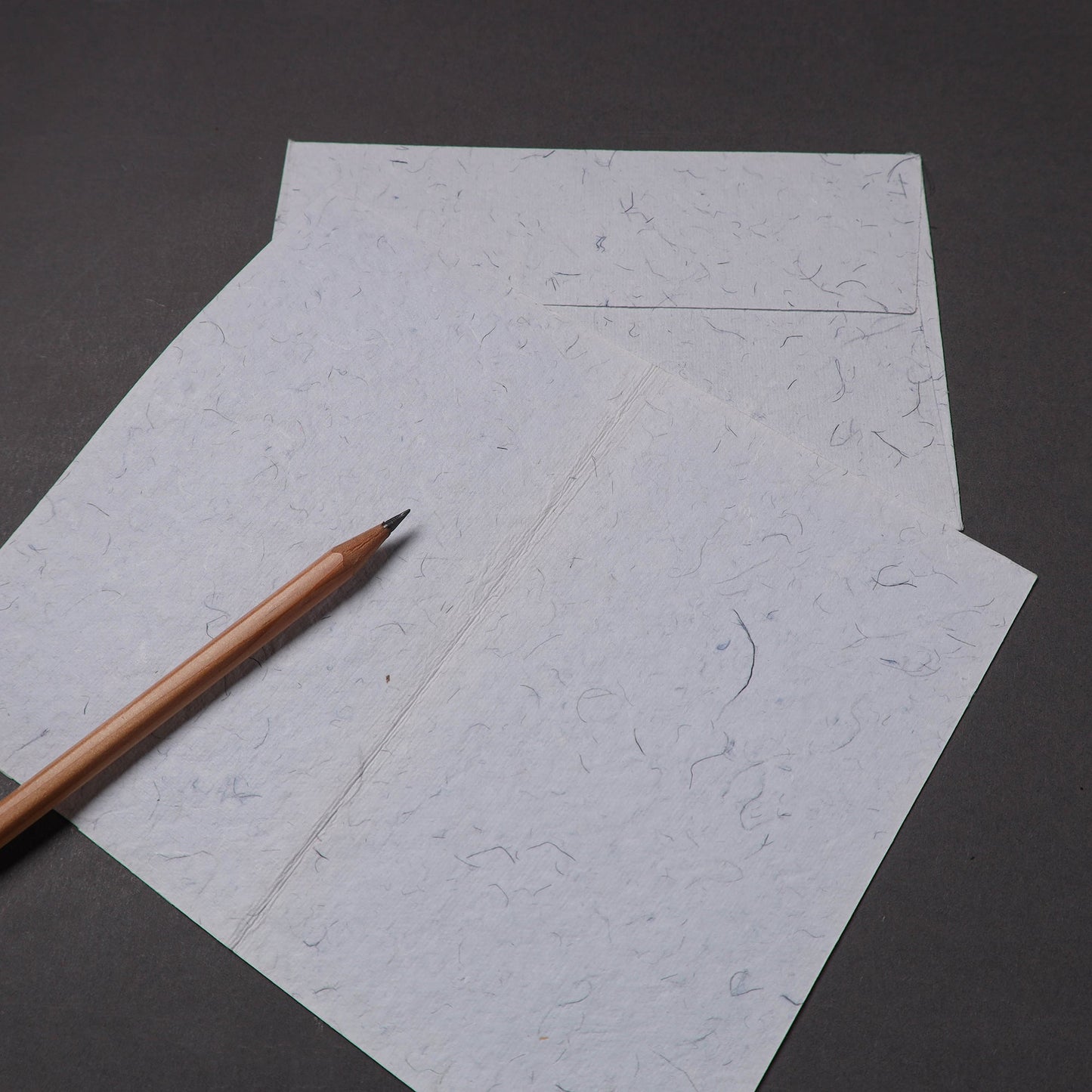 Thank You - Flower Art Handmade Paper Greeting Card 