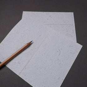 Thank You - Flower Art Handmade Paper Greeting Card 