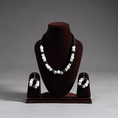 Buy Thread Beads Handmade Necklace Set Online