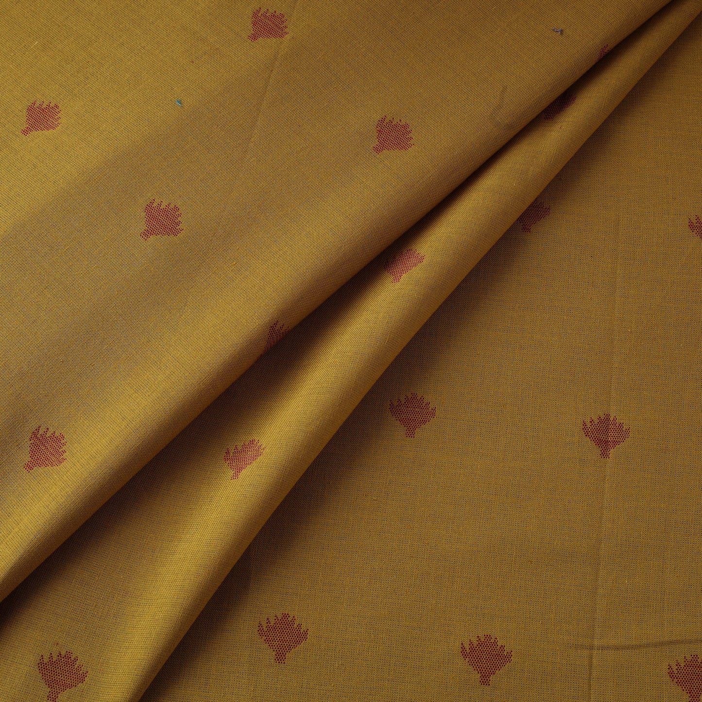 Thread buti cotton fabric with jamdani border 03