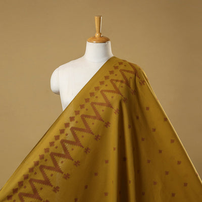 Thread buti cotton fabric with jamdani border 03