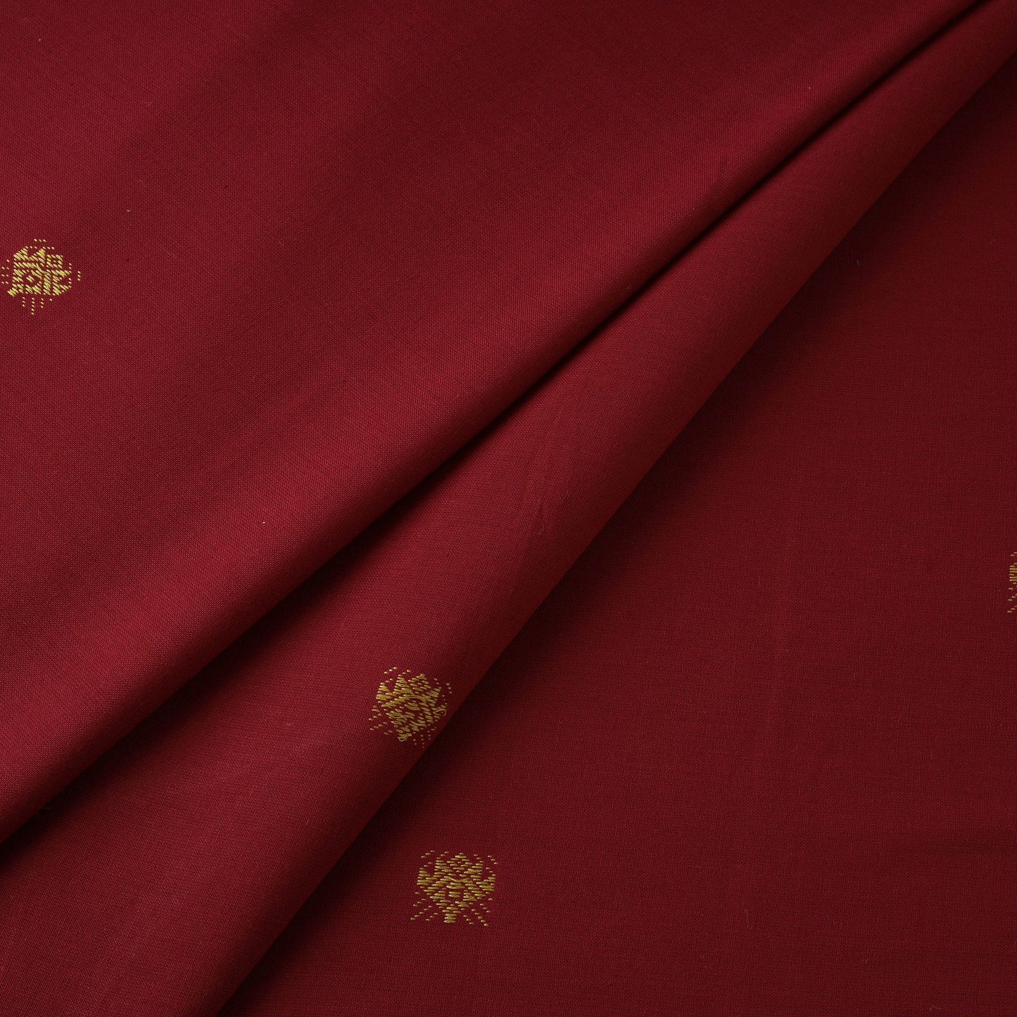 Thread buti cotton fabric with jamdani border 04