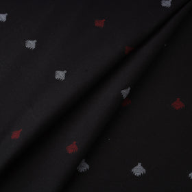 Thread buti cotton fabric with jamdani border 07