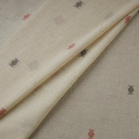 Thread buti cotton fabric with jamdani border 09