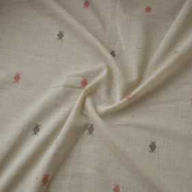 Thread buti cotton fabric with jamdani border 09