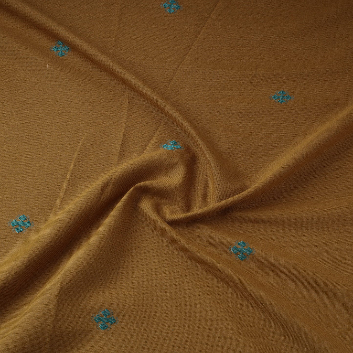 Thread buti cotton fabric with jamdani border 11