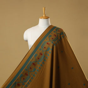 Thread buti cotton fabric with jamdani border 11