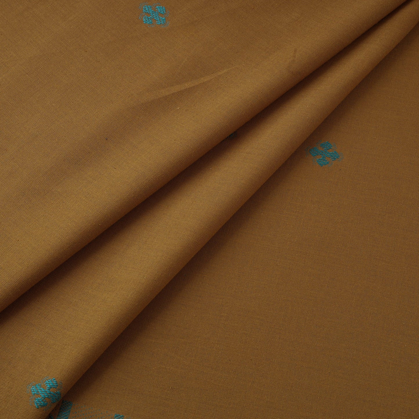 Thread buti cotton fabric with jamdani border 11