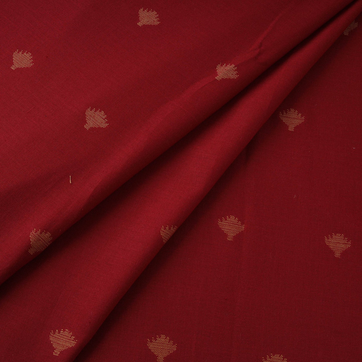 Thread buti cotton fabric with jamdani border 13