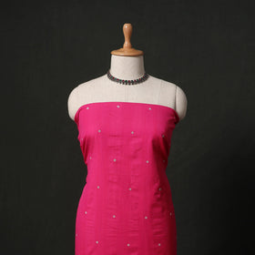 Thread buti cotton plain 2pc unstitched dress material