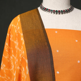 Thread buti cotton plain 2pc unstitched dress material
