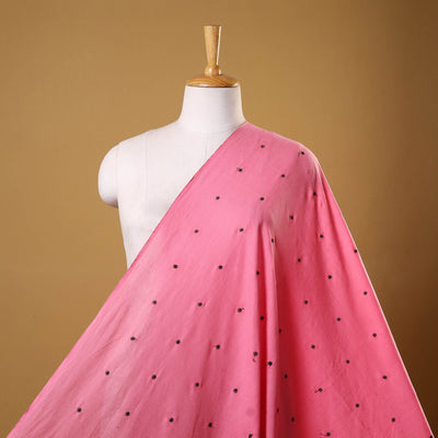 Thread buti cotton plain fabric 07 - handcrafted